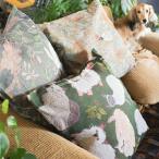 ショッピングクッションカバー 松尾ミユキ Cushion cover｜クッションカバー 45×45cm インテリア おしゃれ かわいい 猫 ウサギ 鳥 動物 植物