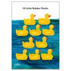 ERIC CARLE エリック・カール B4サイズ・ポスター『10 Little Rubber Ducks』