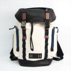 コーチ Ranger Backpack With Mountaineering Detail 89931 メンズ レザー リュックサック ブラック,ダークブラウン,オフホワイト