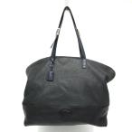  Fendi (Fendi) selection задний 7VA281 мужской кожа сумка "Boston bag" черный, темно-синий 