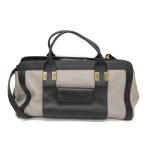 クロエ アリス レディース レザー ハンドバッグ,ショルダーバッグ ブラック,グレー