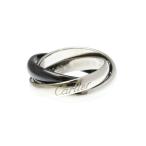 カルティエ(Cartier) トリニティ K18ホワイトゴールド(K18WG),セラミック ファッション 無し バンドリング