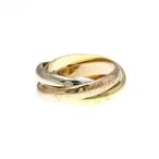 カルティエ(Cartier) トリニティ リング 3P ダイヤモンド