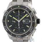 タグホイヤー (TAG HEUER) アクアレーサー 500M クロノグラフ ステンレススチール 自動巻き メンズ 時計