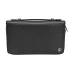 ダンヒル(Dunhill) ダブルジップ トラベルコンパニオン L2G314A メンズ レザー 長財布（二つ折り） ブラック