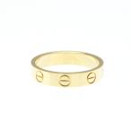 カルティエ(Cartier) ミニラブ リング K18イエローゴールド(K18YG) ファッション 無し バンドリング ゴールド