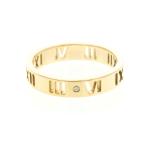 ティファニー(Tiffany) ピアスド アトラス リング K18ピンクゴールド(K18PG) ファッション ダイヤモンド