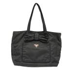 ショッピングプラダ プラダ(Prada) テスート TESSUTO リボン トート レディース ナイロン トートバッグ ブラック
