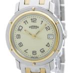 エルメス (HERMES) クリッパー ゴールドプレート ステンレススチール クォーツ メンズ 時計 CL6.720