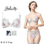 サルート Salute 22グループ 22G ブラジャー プッシュアップブラ 3/4 DEFカップ 下着 ランジェリー ワコール Wacoal BTJ422 爆買
