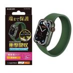  Elecom Apple Watch series7 41mm для ударная абсорбция плёнка царапина ремонт Apple часы серии 7 41 ударная абсорбция жидкокристаллический защитная плёнка полный покрытие AW-21BFLAPKRG