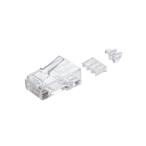  Elecom RJ45 коннектор RJ45 коннектор гид детали имеется 100 штук входит load балка имеется LD-6RJ45T100/L