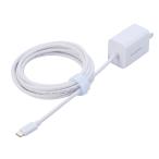  Elecom смартфон * планшет для USB Power Delivery 20W AC зарядное устройство C кабель в одном корпусе 2.5m USB зарядное устройство USB-C кабель цельный 2.5m белый MPA-ACCP7020WH