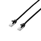 エレコム CAT8 LANケーブル 爪折れ防止 メッシュ 1.0m ブラック  