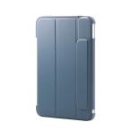  Elecom iPad mini 8.3inch A17 Pro для заслонка кейс тонкий легкий цвет край задняя сторона прозрачный заслонка кейс голубой серый ELECOM TB-A25SWVFCBG ликвидация запасов 