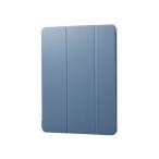  Elecom iPadAir 13 дюймовый (M2) для заслонка кейс тонкий легкий задняя сторона прозрачный 2 угол заслонка кейс покрытие сон соответствует голубой серый TB-A25XWVBG ликвидация запасов 