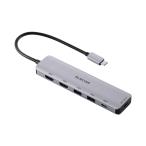エレコム Type-C ドッキングステーション USB Type-C 6in1 USB Power Delivery対応 USB-A×2 Type-C×2 HDMI (4K60Hz) ×2 シルバー  DST-M060BPSV