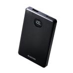  Elecom мобильный аккумулятор половина . body lithium ион батарейка 22.5W 5000mAh USB-C USB-A осталось количество отображать черный ELECOM DE-C85-5000BK