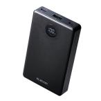  Elecom половина . body мобильный аккумулятор 10000mAh 35W Type-C×2 USB-A мобильный аккумулятор половина . body lithium батарейка осталось количество отображать черный ELECOM DE-C86-10000BK