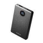  Elecom мобильный аккумулятор половина . body lithium ион батарейка 22.5W 5000mAh USB-C USB-A осталось количество отображать черный ELECOM EC-C60MN