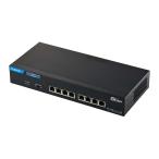 エレコム 10G対応 8ポート スイッチングハブ 金属筐体 外付 電源ファンレス ブラック ELECOM EHC-X08MA-HB