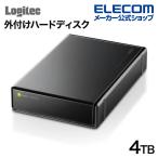 ショッピングロジテックダイレクト 外付けハードディスク 3.5inch 4TB AVコマンド対応 外付け HDD AVコマンド対応 4TB ブラック┃LHDA-U3TVW040EN ロジテック