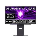 LGエレクトロニクス LG UltraGear OLED 27GX700A-B 26.5インチ ゲーミングモニター WQHD 280Hz …