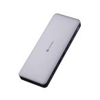 エレコム ドッキングステーション 14in1 4画面同時出力（3画面拡張） Thunderbolt4対応 PD96W HDMI 8K/30Hz USB-Cポート PD30W 高速データ転送 シルバー DST-W13