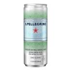 S.Pellegrino サンペレグリノ 炭酸水 缶 330ml [直輸入品] ×24本
