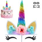  Unicorn кекс topa- ручная работа Rainbow звуковой сигнал Unicorn кекс topa- Unicorn happy день рождения party украшение сопутствующие товары ma