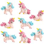 8 шт пустой .. лошадь Unicorn животное модель фигурка игрушка кекс topa- миниатюра Unicorn. украшение ... двор мох пейзаж DIY террариум k