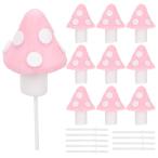 LOGOFUN 10 шт гриб капкейк topa- гриб кекс украшение Mini гриб кекс topa-fea Lee ga-