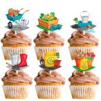 S-Cp-0970 мороженое фрукты десерт капкейк topa- красочный g Ritter Happy Birthday Sensory Po