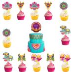 KYMY Happy Diwali капкейк . кекс topa-,13 шт Индия фестиваль o яркий party десерт капкейк to