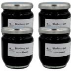  голубика джем ручная работа без добавок природа .p кожа b стиль 200g×4 фрукты . иметь количество 90% Kochi префектура Sagawa блок производство 