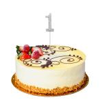 ショッピングバースデーケーキ ナンバー1 バースデーケーキトッパー キラキラナンバーケーキトッパー キラキララインストーンケーキトッパー 結婚式、誕生日パーティー、記念日、ベビーシ