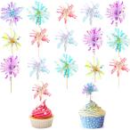  happy день рождения кекс topa- колесо фейерверк капкейк topa- Spark rutin cell цветок напиток мадлер кекс украшение party сопутствующие товары 30 шт 