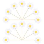  Дэйзи капкейк topa- Дэйзи цветок капкейк белый Дэйзи кекс украшение baby душ капкейк topa- девочка .