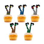 40 шт Halloween капкейк . женщина ножек пара капкейк topa-. женщина ботинки кекс pick Halo we n Thema baby душ Kids .