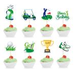  Golf капкейк topa- Golf сумка Cart обувь Trophy заем Cart капкейк мяч для гольфа день рождения кекс украшение baby душ день рождения pa