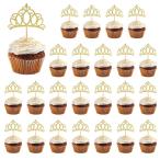 BOHUIZ 24 шт Crown капкейк topa-g Ritter Queen Crown капкейк pick Queen Princess Thema baby автомобиль wa