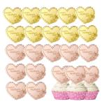 20 шт День матери капкейк topa- акрил кекс диск зеркало Heart кекс topa- печать Happy День матери кекс topa- капкейк 