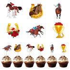 ケンタッキーダービーカップケーキトッパー