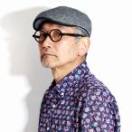 春 夏 ハンチング Gottmann ヘリンボーン 大きいサイズ リネン 麻100% ゴットマン 帽子 Ivy cap メンズ グレー系 父の日