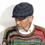 ハンチング メンズ ニュースボーイ キャップ ツイード チェック柄 ゴットマン 帽子 男性用 誕生日 プレゼント キャスハンチング クラシック ブルーグレー