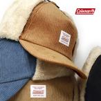 ショッピングコーデュロイ フライトキャップ コーデュロイ 防寒 キャップ 秋冬 coleman キャップ レディース 飛行帽 帽子 オシャレ 保温 帽子 耳あて コールマン 防寒着 ボア ファー
