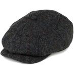ショッピングハンチング ハンチング カシュケット 帽子 秋冬 アイビーキャップ ハリスツイード 渋い ハンチング メンズ KASZKIET チャコール グレー