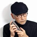 ハンチング メンズ バーズアイ 秋冬 アイビーキャップ サーモトロンラジポカ 帽子 メンズ KNOX 紳士 ノックス 黒 ブラック