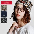 ニット帽 ヒョウ柄 マンハッタンポーテージ レオパード アクリル 帽子 ニットワッチ ManhattanPortage フロント 刺繍 秋冬 男女兼用