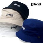 Schott N.Y.C. ショット バケットハット ブランド Schott メンズ レディース 帽子 ハット ツイルハット ロゴ 綿100% 手洗いOK 春夏 大きいサイズ ビッグサイズ